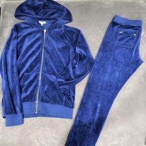 Juicy Couture Velour Tracksuit Hoodie & Jogger S